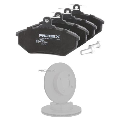 RIDEX Bremsenset Vorne Belüftet Ø256mm - Bremsscheiben und Beläge für AUDI Bild RIDEX Bremsenset Vorne Belüftet Ø256mm - Bremsscheiben und Beläge für AUDI