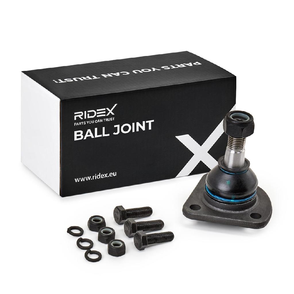 RIDEX 2462S0227 Traggelenk Führungsgelenk Vorne für FIAT 124 Spider (124)