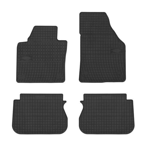 FROGUM 0391 Fußmatten Set Vorne und Hinten für VW Caddy III Kombi