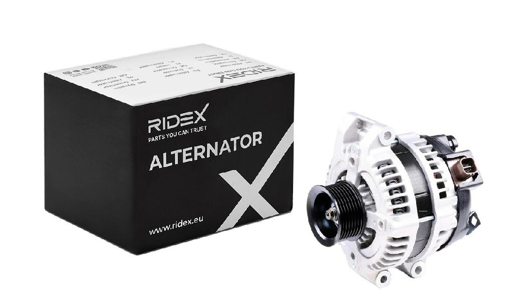RIDEX 4G0095 Lichtmaschine 100A 14V Drehrichtung im Uhrzeigersinn mit für HONDA
