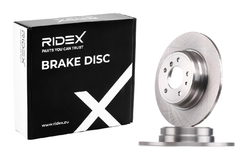 RIDEX 82B0802 2x Bremsscheiben Hinten Ø324mm voll für BMW 7 (E38)