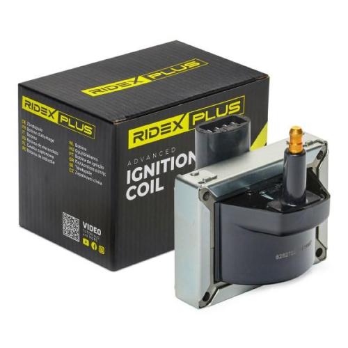 RIDEX PLUS 689C0122P Zündspule 12V passend für PEUGEOT 206 Schrägheck (2A/C) Bild RIDEX PLUS 689C0122P Zündspule 12V passend für PEUGEOT 206 Schrägheck (2A/C)