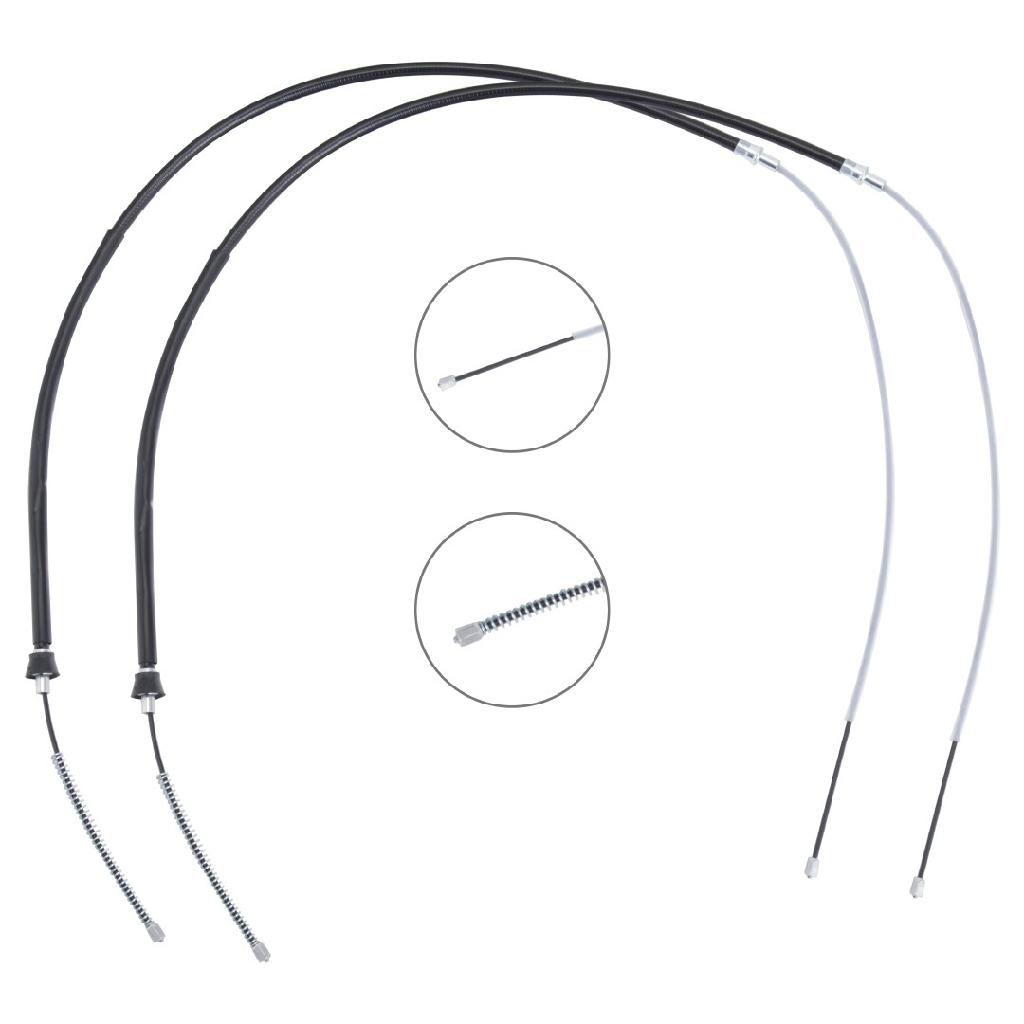 RIDEX Handbremsseil Hinten für VW up! Schrägheck (121, 122, BL1, BL2)