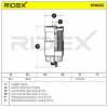 RIDEX 9F0022 Kraftstofffilter Filter Cartridge Screw-on Filter für VW 28127401A Bild RIDEX 9F0022 Kraftstofffilter Filter Cartridge Screw-on Filter für VW 28127401A