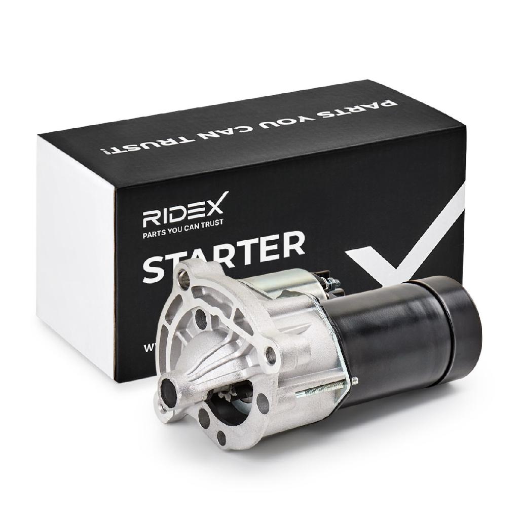 RIDEX Motor Starter/Anlasser 1,0kW passend für PEUGEOT 206 Schrägheck (2A/C) 207