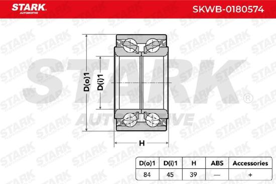 STARK SKWB-0180574 Radlagersatz pro 1 Rad Vorne beidseitig für HYUNDAI Tucson Bild STARK SKWB-0180574 Radlagersatz pro 1 Rad Vorne beidseitig für HYUNDAI Tucson
