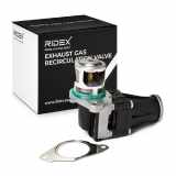 RIDEX 1145E0217 AGR-Ventil Abgasrückführungsventil mit Dichtungen für OPEL