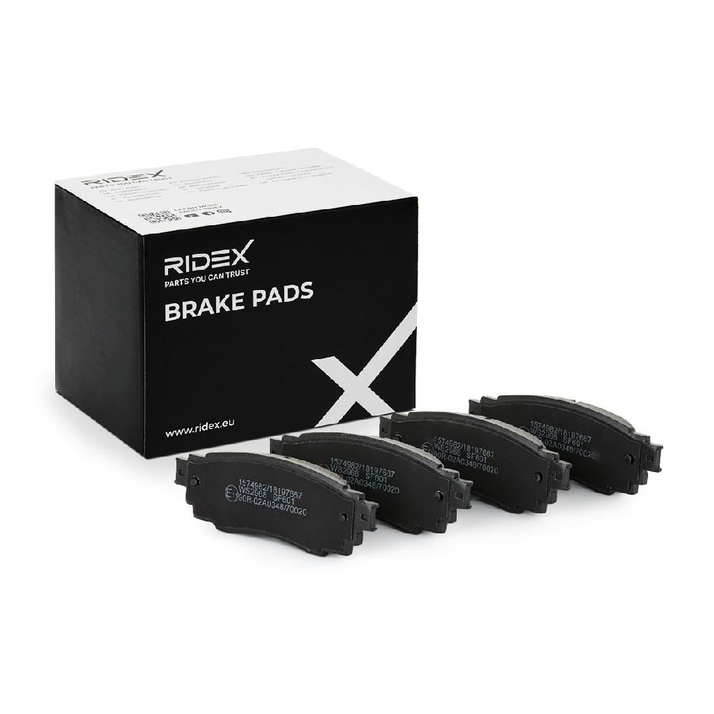 RIDEX Bremsbelagsatz Bremsbeläge Hinten für TOYOTA C-HR (AX10) für LEXUS NX