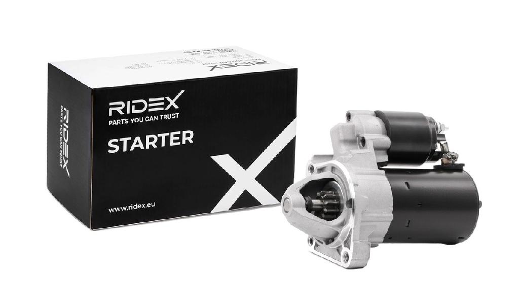 RIDEX Motor Starter/Anlasser 1,1kW für FORD Fiesta Mk5 Schrägheck Focus II Kombi