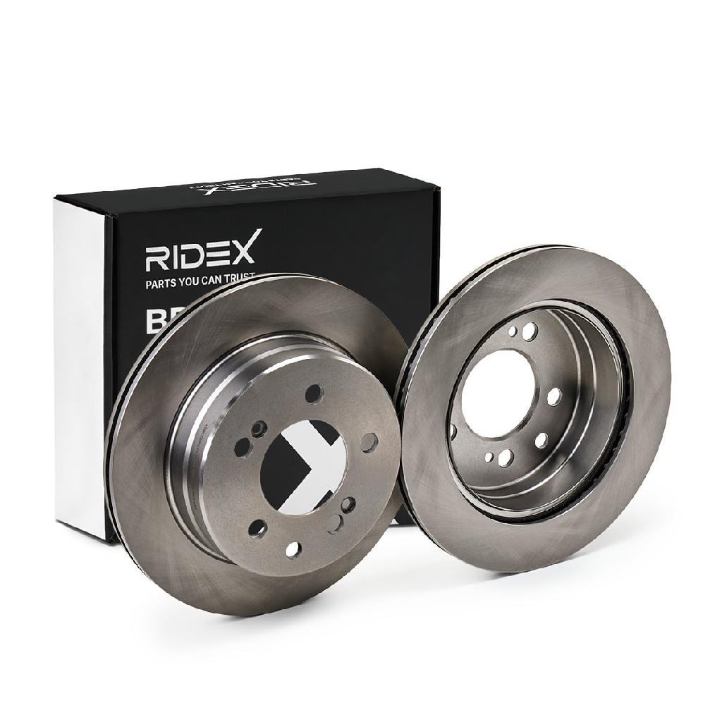RIDEX 82B2974 2x Bremsscheiben Hinten Ø307mm Belüftet für SSANGYONG