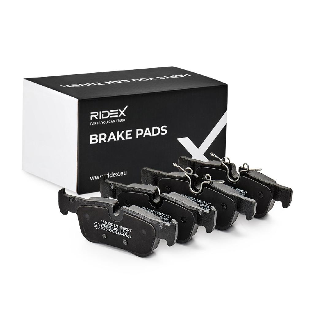 RIDEX Bremsbelagsatz Bremsbeläge Hinten für BMW 1 Schrägheck (F40) X1 (F48)