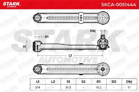 STARK SKCA-0051444 Lenker Radaufhängung Querlenker Rear für MITSUBISHI PAJERO IV Bild STARK SKCA-0051444 Lenker Radaufhängung Querlenker Rear für MITSUBISHI PAJERO IV