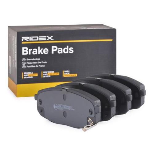 RIDEX Bremsbelagsatz Bremsbeläge Vorne für HYUNDAI Kona (OS) für KIA CEE'D (JD) Bild RIDEX Bremsbelagsatz Bremsbeläge Vorne für HYUNDAI Kona (OS) für KIA CEE'D (JD)