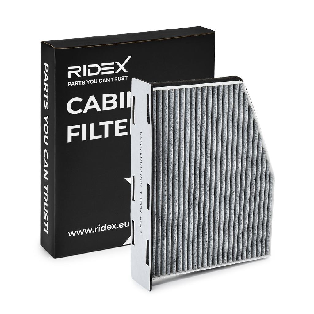 RIDEX 424I0216 Innenraumfilter Pollenfilter Aktivkohlefilter Höhe: 57 Breite: