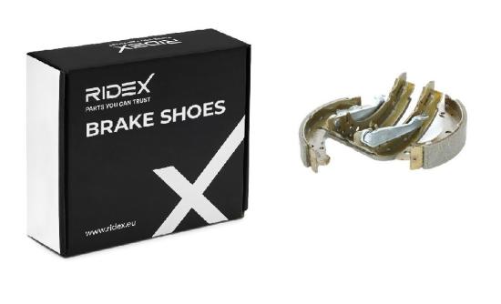 RIDEX Bremsbacken Satz für Trommelbremse Hinten mit Hebel für VW Golf 1II (1H1) Bild RIDEX Bremsbacken Satz für Trommelbremse Hinten mit Hebel für VW Golf 1II (1H1)
