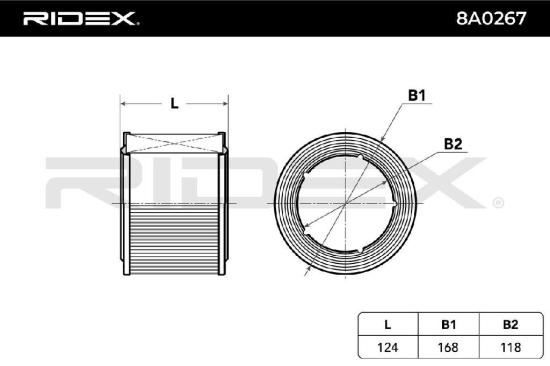 RIDEX 8A0267 Motor Luftfilter Filtereinsatz Umluftfilter für CITROËN für LADA Bild RIDEX 8A0267 Motor Luftfilter Filtereinsatz Umluftfilter für CITROËN für LADA
