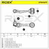 RIDEX 273C0077 Lenker Radaufhängung Querlenker Front passend für MERCEDES-BENZ Bild RIDEX 273C0077 Lenker Radaufhängung Querlenker Front passend für MERCEDES-BENZ