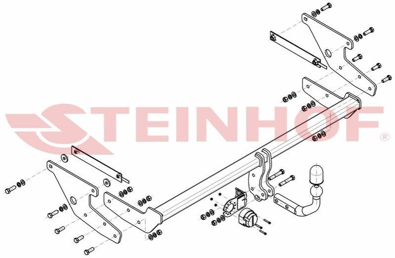 STEINHOF Anhängerkupplung für RENAULT Scénic 1V (J9)