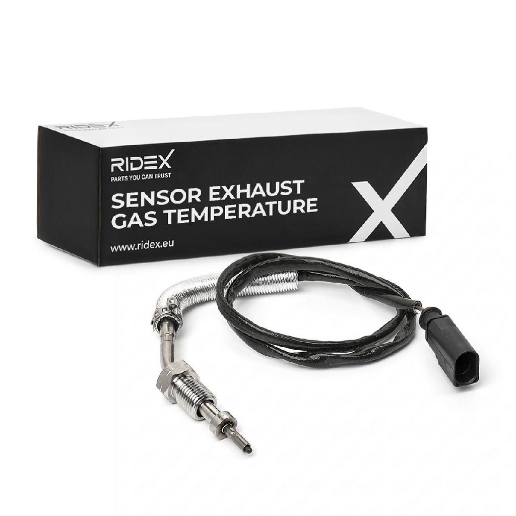 RIDEX 3938E0008 Abgastemperatursensor 2-Polig für VW Golf 5I (5K1) 3L906088EC