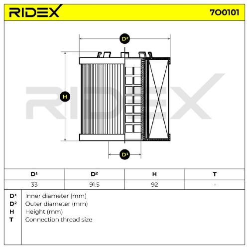 RIDEX Ölfilter Motorölfilter Filtereinsatz mit Dichtungen 7O0101 für OPEL Bild RIDEX Ölfilter Motorölfilter Filtereinsatz mit Dichtungen 7O0101 für OPEL