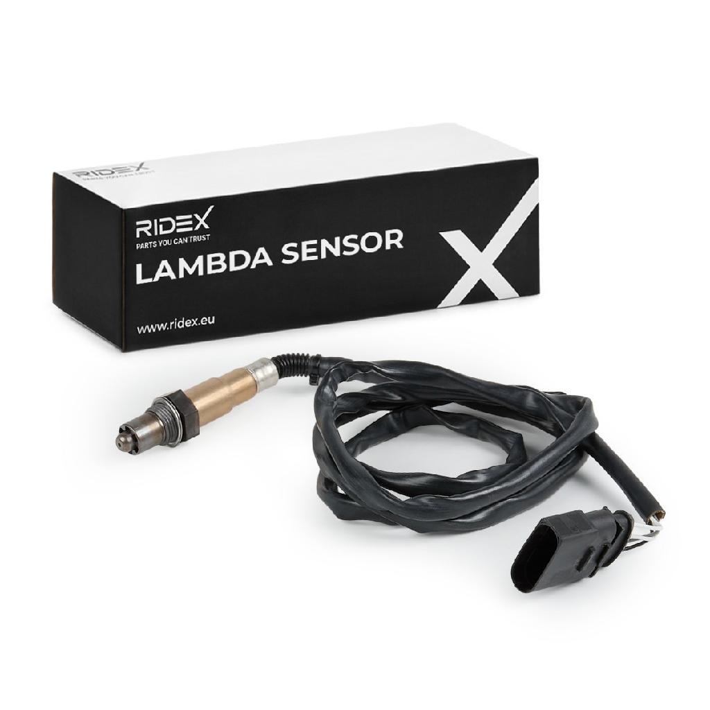RIDEX 3922L0287 Lambdasonde Oxygen O2 Sensor Beheizt für AUDI A4 Avant (8K5, B8)
