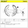 RIDEX Bremsbacken Satz für Trommelbremse Hinten mit Hebel für FIAT 70B0184 Bild RIDEX Bremsbacken Satz für Trommelbremse Hinten mit Hebel für FIAT 70B0184