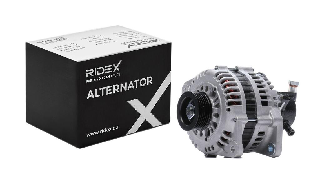 RIDEX 4G0026 Lichtmaschine 100A 12V Drehrichtung im Uhrzeigersinn mit für OPEL