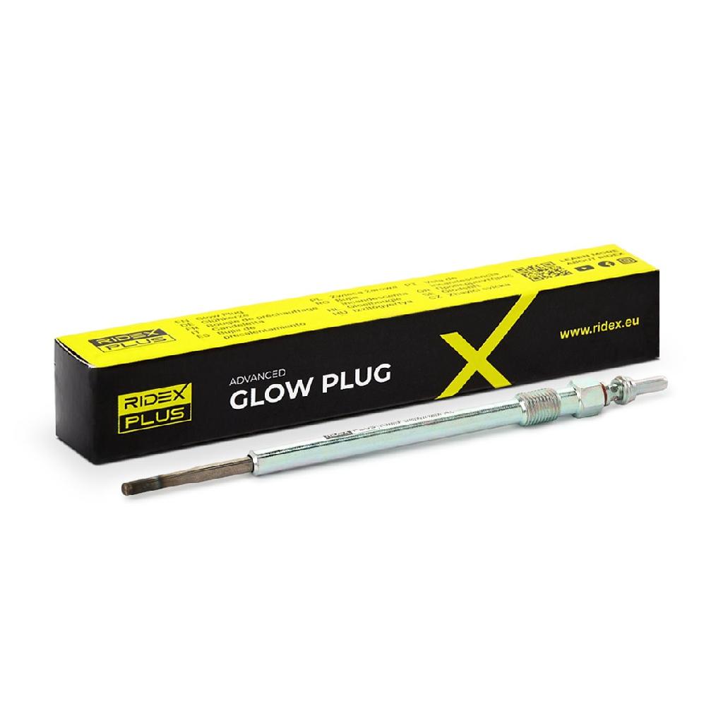 RIDEX PLUS Diesel Glühkerze 4,4V Schlüsselweite: 9mm Gewindemaß:M 9 x 1,0 ohne