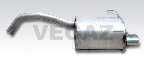 VEGAZ Endschalldämpfer Hinten für FIAT 500 (312)