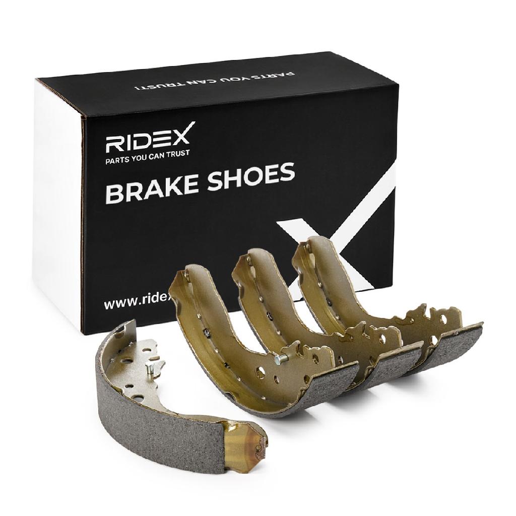 RIDEX Bremsbacken Satz für Trommelbremse Hinten ohne Hebel für SUZUKI Vitara SUV