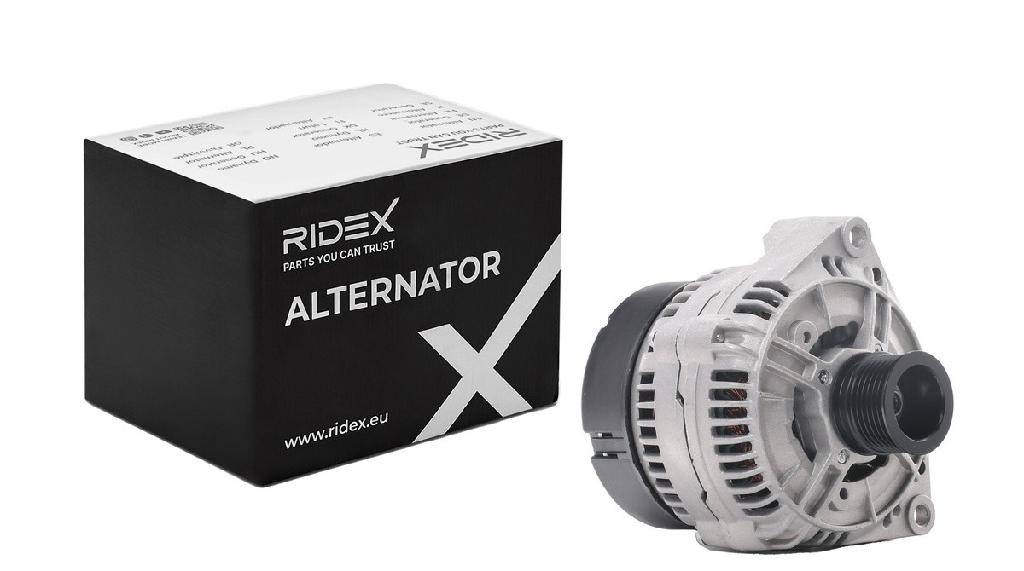 RIDEX 4G0822 Lichtmaschine 120A 12V Drehrichtung im Uhrzeigersinn mit 6621553015