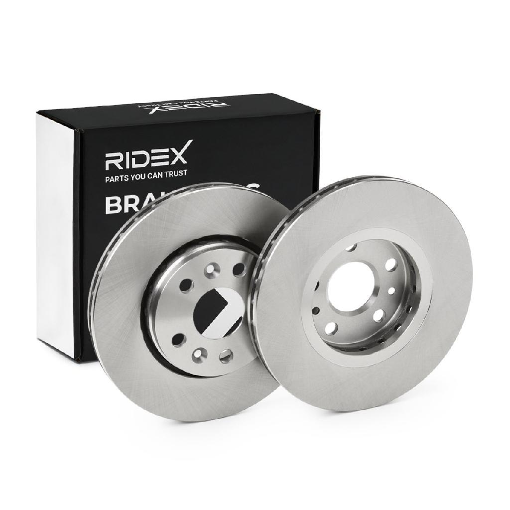 RIDEX 82B0723 2x Bremsscheiben Vorne Ø280mm Belüftet für RENAULT 7701204305