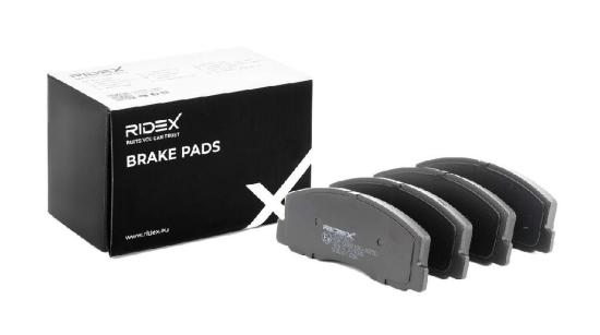 RIDEX Bremsbelagsatz Bremsbeläge Vorne für MITSUBISHI COLT V (CJ, CP) Bild RIDEX Bremsbelagsatz Bremsbeläge Vorne für MITSUBISHI COLT V (CJ, CP)