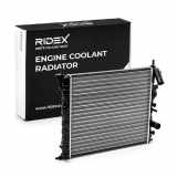 RIDEX 470R0175 Motorkühler / Wasserkühler für RENAULT Clio 1I (BB0/1/2, CB0/1/2)