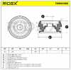 RIDEX 1180S0060 Federbeinstützlager ohne Kugellager Vorne für FORD 1039001 Bild RIDEX 1180S0060 Federbeinstützlager ohne Kugellager Vorne für FORD 1039001