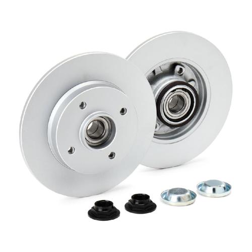 RIDEX PLUS 82B0414P 2x Bremsscheiben Hinten Ø248,4mm voll 1613500780 Bild RIDEX PLUS 82B0414P 2x Bremsscheiben Hinten Ø248,4mm voll 1613500780