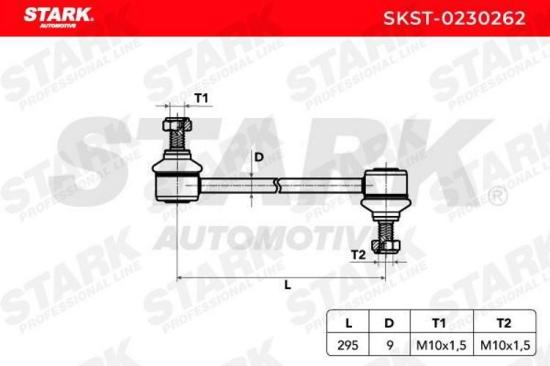 STARK 1x Koppelstange Stabilisator Hinten Vorne für DACIA DUSTER für FORD Bild STARK 1x Koppelstange Stabilisator Hinten Vorne für DACIA DUSTER für FORD