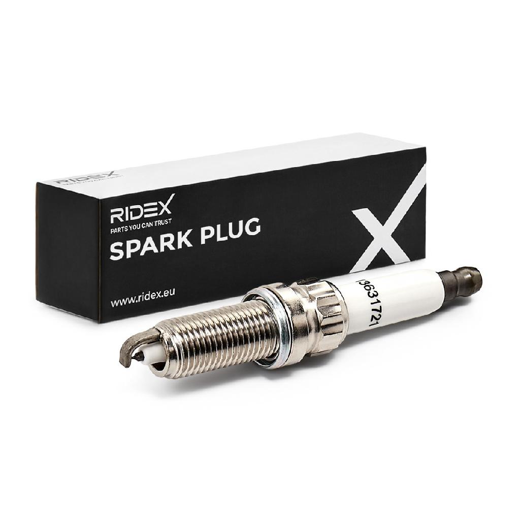 RIDEX 686S0043 Zündkerze Iridium Spanner Size: 14 Gewindelänge: 26,5 für BMW