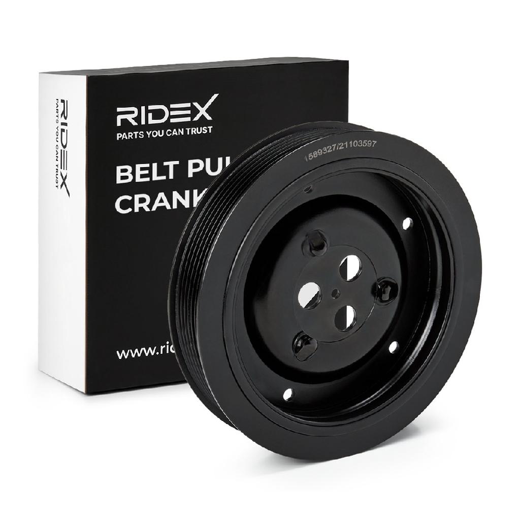 RIDEX 3213B0319 Riemenscheibe Kurbelwelle Kurbelwellenriemenscheibe für FORD