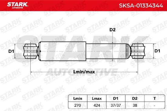 STARK SKSA-01334344 2x Stoßdämpfer Öldruck Hinten für SUZUKI Samurai SUV (SJ) Bild STARK SKSA-01334344 2x Stoßdämpfer Öldruck Hinten für SUZUKI Samurai SUV (SJ)