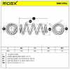 RIDEX 188C0154 2x Federn Fahrwerksfedern Vorne für FORD MONDEO III Kombi Bild RIDEX 188C0154 2x Federn Fahrwerksfedern Vorne für FORD MONDEO III Kombi