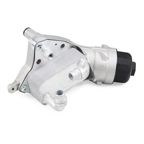 RIDEX 469O0102 Ölkühler Motoröl Kühler mit Dichtung mit Ölfiltergehäuse für OPEL