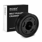 RIDEX 3213B0200 Riemenscheibe Kurbelwelle 166mm 166,5mm für AUDI A4 Avant