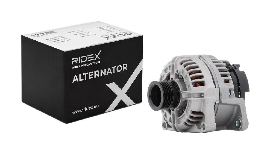 RIDEX 4G0657 Lichtmaschine 100A 14V Drehrichtung im Uhrzeigersinn mit für OPEL