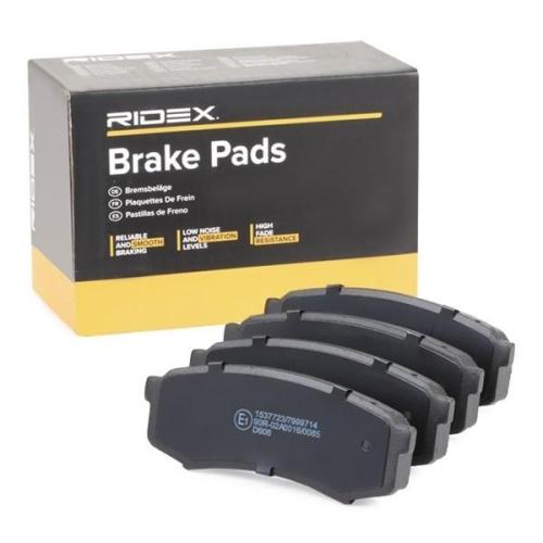 RIDEX Bremsbelagsatz Bremsbeläge Hinten für MITSUBISHI PAJERO IV (V8W, V9W) Bild RIDEX Bremsbelagsatz Bremsbeläge Hinten für MITSUBISHI PAJERO IV (V8W, V9W)