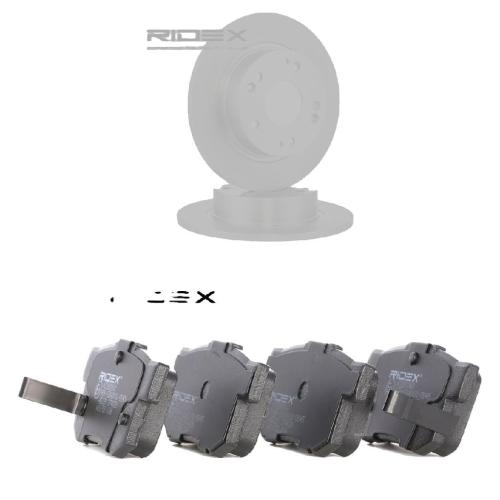 RIDEX Bremsenset Hinten Ø260mm - Bremsscheiben und Beläge für HONDA ACCORD VII Bild RIDEX Bremsenset Hinten Ø260mm - Bremsscheiben und Beläge für HONDA ACCORD VII