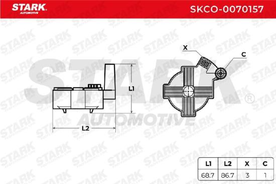 STARK SKCO-0070157 Zündspule 12V Anschlussanzahl 3 für MITSUBISHI CARISMA (DA) Bild STARK SKCO-0070157 Zündspule 12V Anschlussanzahl 3 für MITSUBISHI CARISMA (DA)