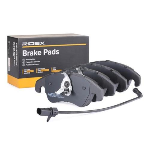 RIDEX Bremsbelagsatz Bremsbeläge Vorne für AUDI A4 Avant (8K5, B8) A6 Avant Q5 Bild RIDEX Bremsbelagsatz Bremsbeläge Vorne für AUDI A4 Avant (8K5, B8) A6 Avant Q5