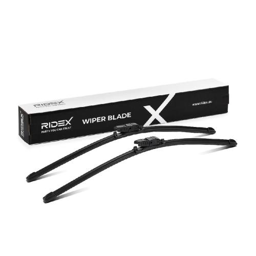 2x RIDEX Scheibenwischer Satz Wischerblätter Satz mit Spoiler Vorne Länge 1: Top Bild 2x RIDEX Scheibenwischer Satz Wischerblätter Satz mit Spoiler Vorne Länge 1: Top