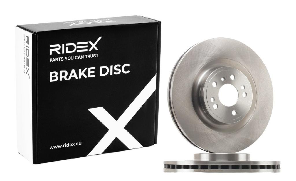 RIDEX 82B1469 2x Bremsscheiben Vorne Ø350mm Belüftet 1664210712 1664211400